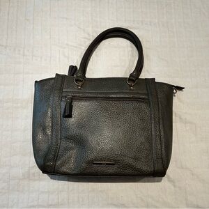 Gray silvery tote
